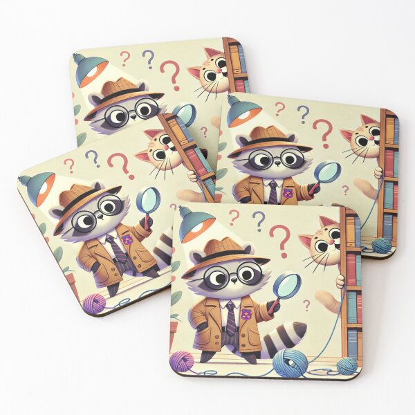 Item preview, Rocco the Raccoon: Case of the Yarn Mystery designed and sold by StarLeopard.