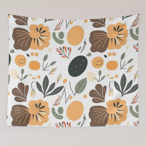 Item preview, Organic Flat Abstract Element Seamless Pattern designed and sold by hjian8219.
