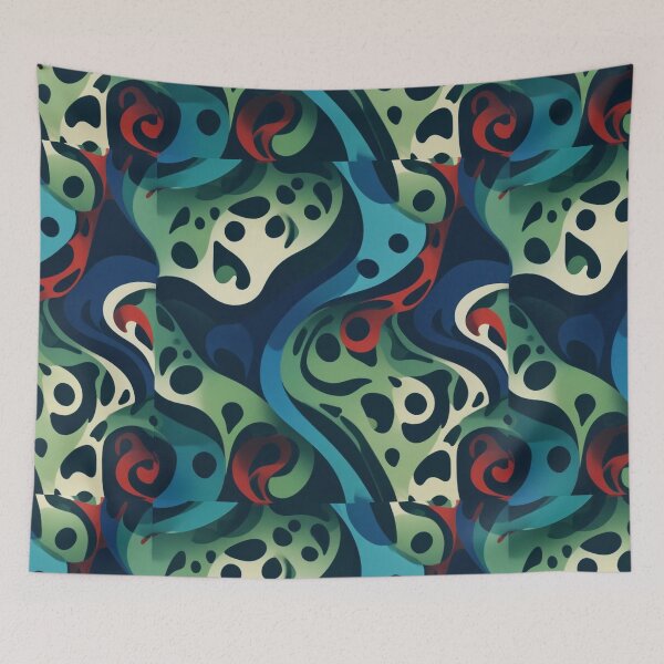 Item preview, Organic Flat Abstract Element Seamless Pattern designed and sold by hjian8219.