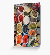Spices of Ecuador Greeting Card