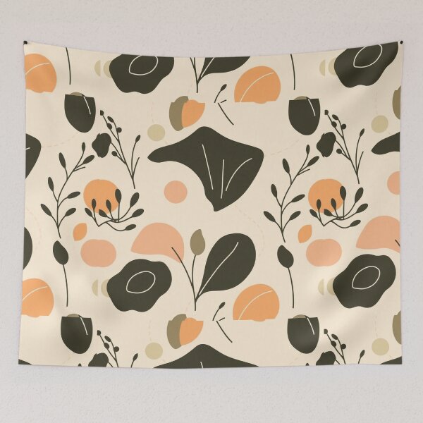 Item preview, Organic Flat Abstract Element Seamless Pattern designed and sold by hjian8219.