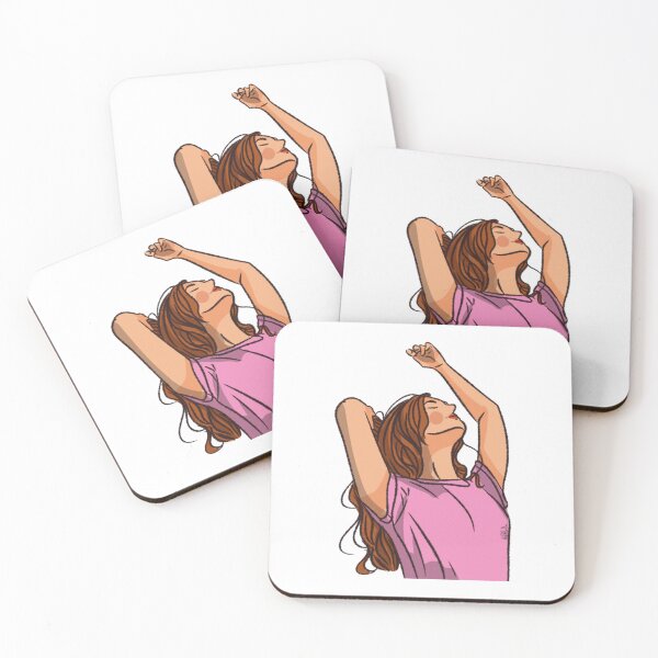 Item preview, A women in pink T-shirt looking up to the sky  designed and sold by Hessah-HA.