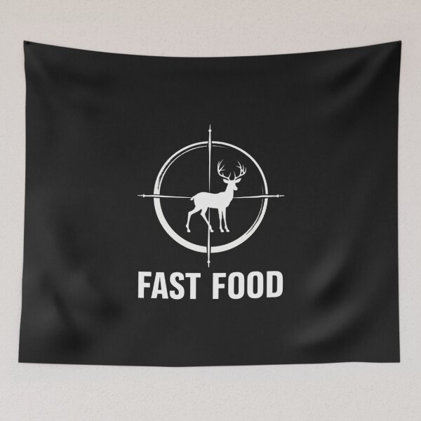 Artikelvorschau, Minimalistisches Design mit Fast-Food-Jagdthema entworfen und verkauft von Alex Songs.
