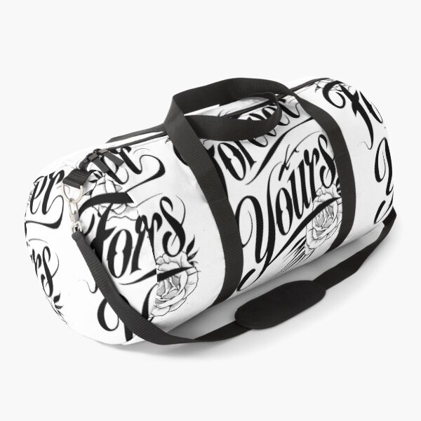 Item preview, Forever Yours – Chicano Calligraphy with Romantic Roses designed and sold by Kollob.