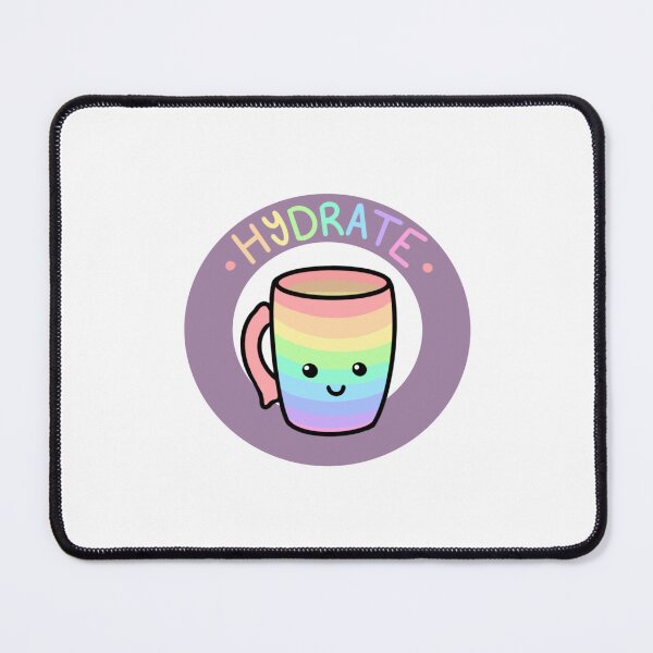 Item preview, LGBTQIA+ Pride Mug Hydrate design designed and sold by PinkPlushieArt.