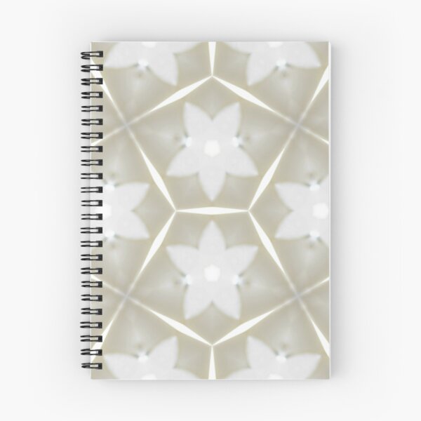 Item preview, Pattern of White flowers in a pentagon with a gray background designed and sold by jbb1955.