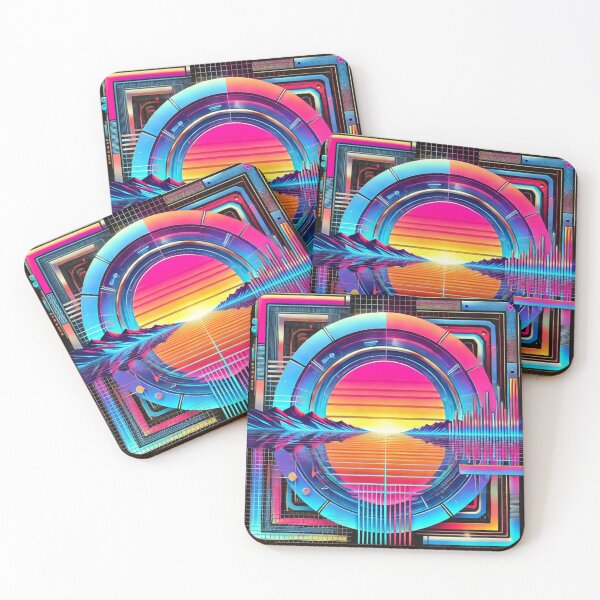 Item preview, Neon Horizon Sunrise designed and sold by LizzyLooDoo Designs.
