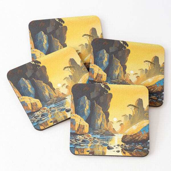 Item preview, Dreamlike landscape painting designed and sold by labojohararts.