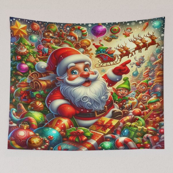 Item preview, Santa Claus in Action - Perfect Present,Cadeau de vacances, Regalo de vacaciones, Festtagsgeschenk designed and sold by Imaginarium of Chaos falcon88 .