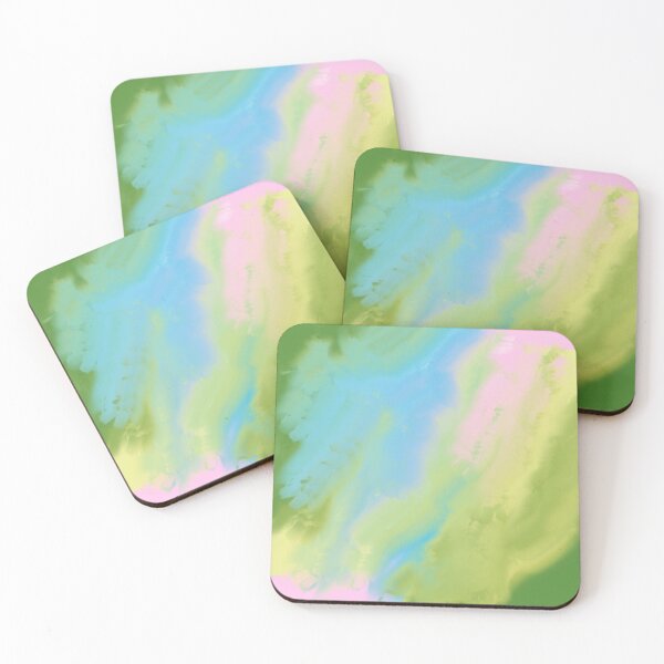 Item preview, Abstract Pastel Painting With Soothing Green and Blue Brush Strokes designed and sold by Beautiful art store.