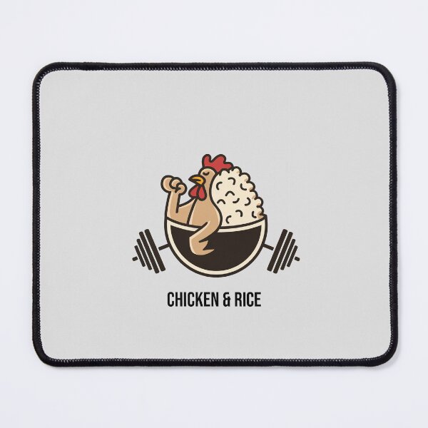 Item preview, Chicken And Rice, Workout Gym Gear  designed and sold by These_Prints.