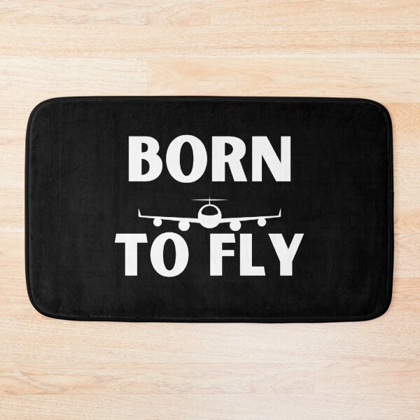 Item preview, Born To Fly New Pilot Airplane Copilot Commercial Jet Pilots designed and sold by MouDantArts.
