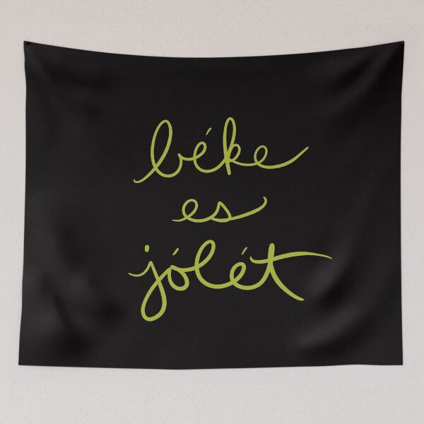 Item preview, Peace and Prosperity in Hungarian designed and sold by abeink.