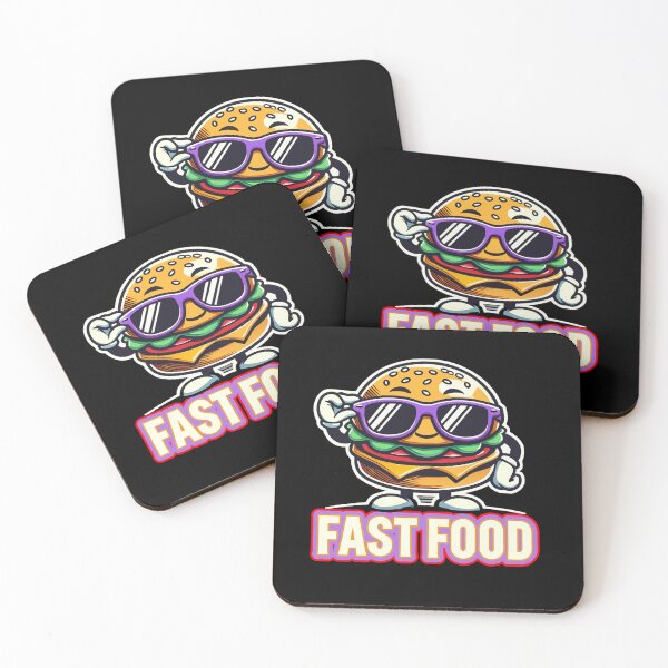 Item preview, Cool Burger Mascot Fast Food Design designed and sold by FridPix.