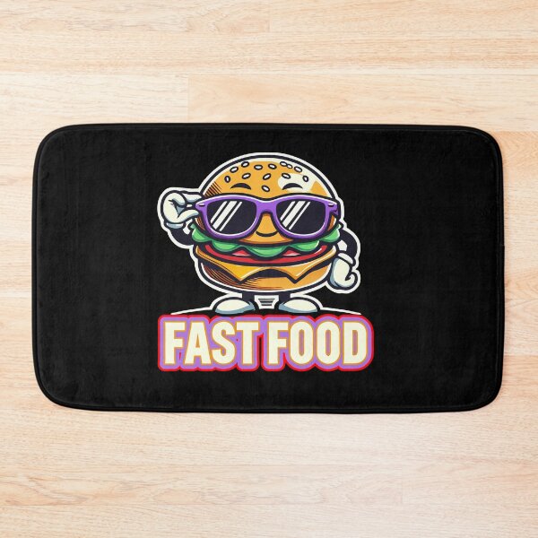 Item preview, Cool Burger Mascot Fast Food Design designed and sold by FridPix.