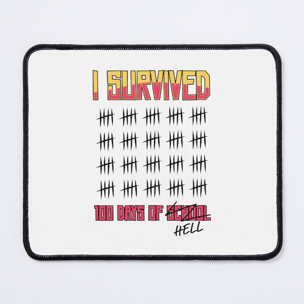 Item preview, I Survived 100 Days of School Teacher designed and sold by Guerrilla-Dx.