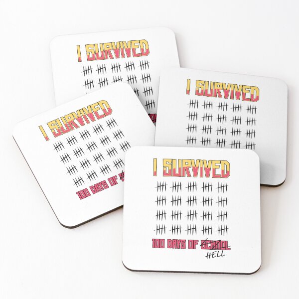 Item preview, I Survived 100 Days of School Teacher designed and sold by Guerrilla-Dx.