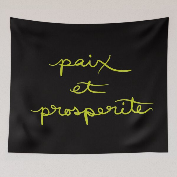 Item preview, Peace and Prosperity in French designed and sold by abeink.