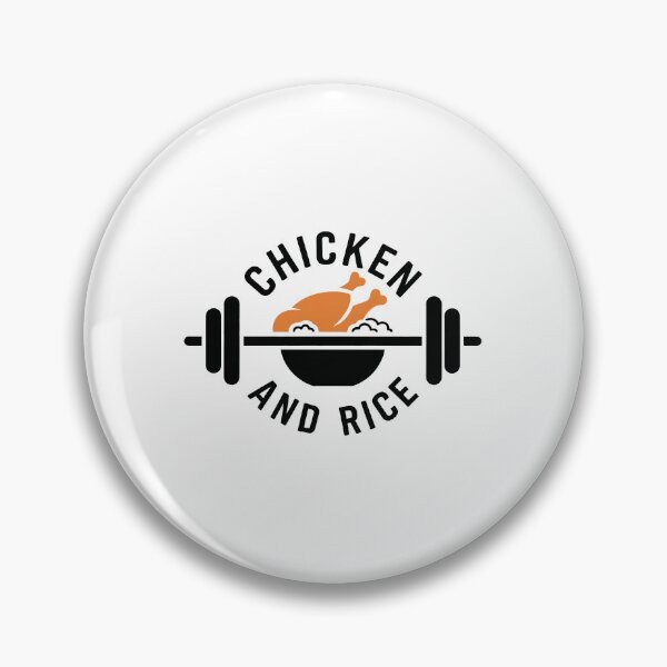 Item preview, Chicken And Rice, Workout Gym Gear  designed and sold by These_Prints.