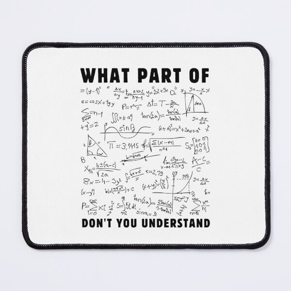Item preview, Funny Math What Part you don't understand Math Teacher Appreciation Day Gift designed and sold by MouDantArts.