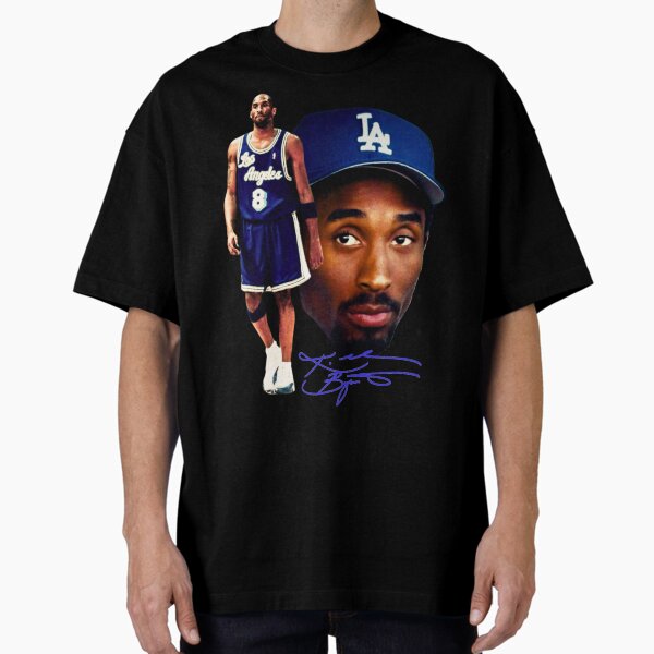Item preview, Cool Blue and White Kobe Graphic Tee Design designed and sold by SanoStudio.