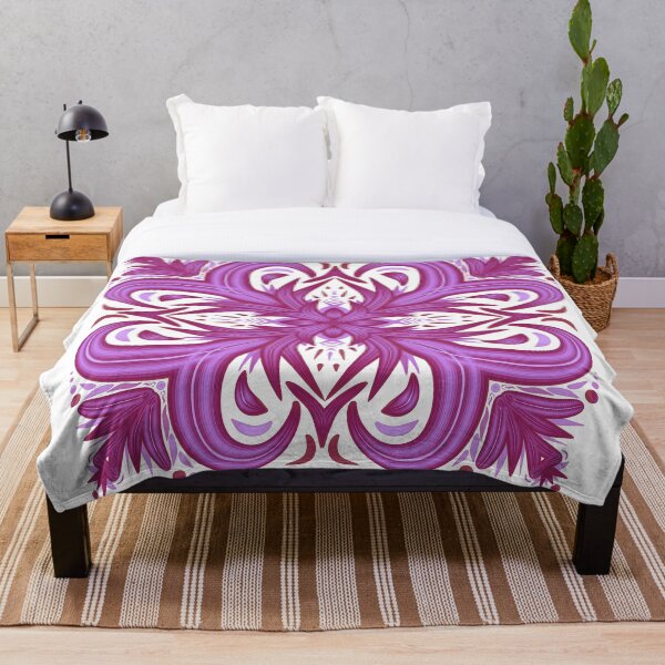 Artikelvorschau, Fuchsia Lotusblumenmuster entworfen und verkauft von strongpurpose.