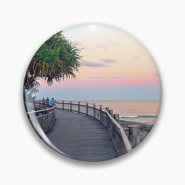 Item preview, Boardwalk Bulcock Beach to Kings Beach Sunset Pastels designed and sold by Adam Gormley.