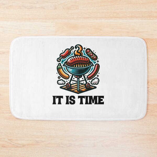 Item preview, It is time bbq  designed and sold by pikeprints.