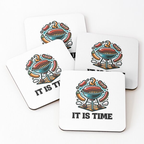 Item preview, It is time bbq  designed and sold by pikeprints.