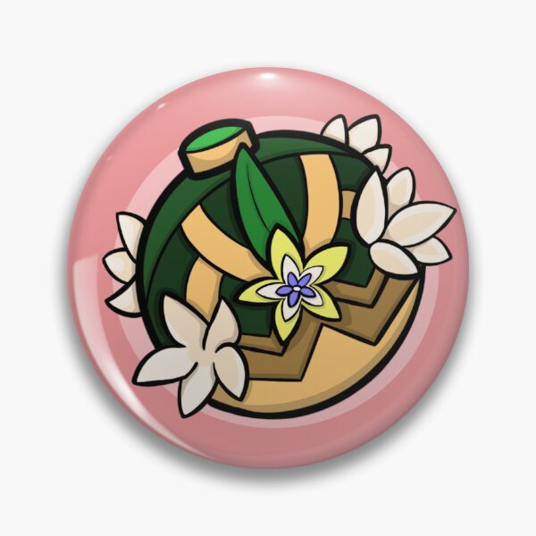 Item preview, Green Nari flower ball design designed and sold by PinkPlushieArt.