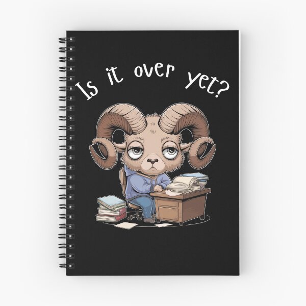 Item preview, Is It Over Yet? - Slumped Ram Mood designed and sold by HexaDaisy.