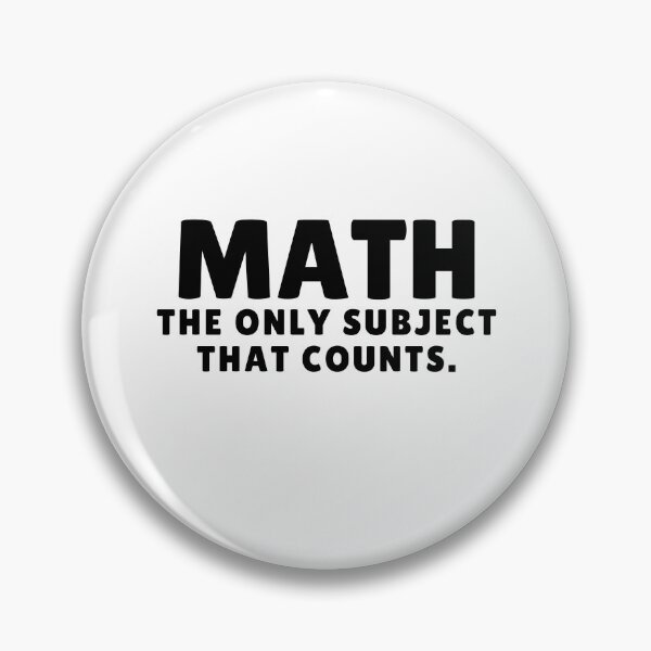 Item preview, Math The Only Subject That Counts Funny Math Counting Education Student Teacher designed and sold by MouDantArts.