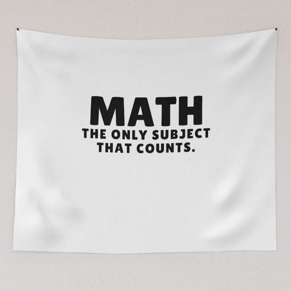 Item preview, Math The Only Subject That Counts Funny Math Counting Education Student Teacher designed and sold by MouDantArts.