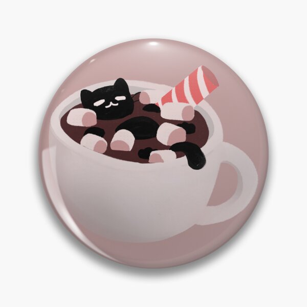 Item preview, Cat in hot chocolate with marshmallows designed and sold by Asutip.
