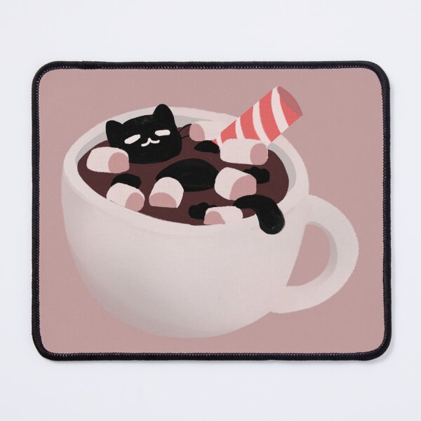 Item preview, Cat in hot chocolate with marshmallows designed and sold by Asutip.