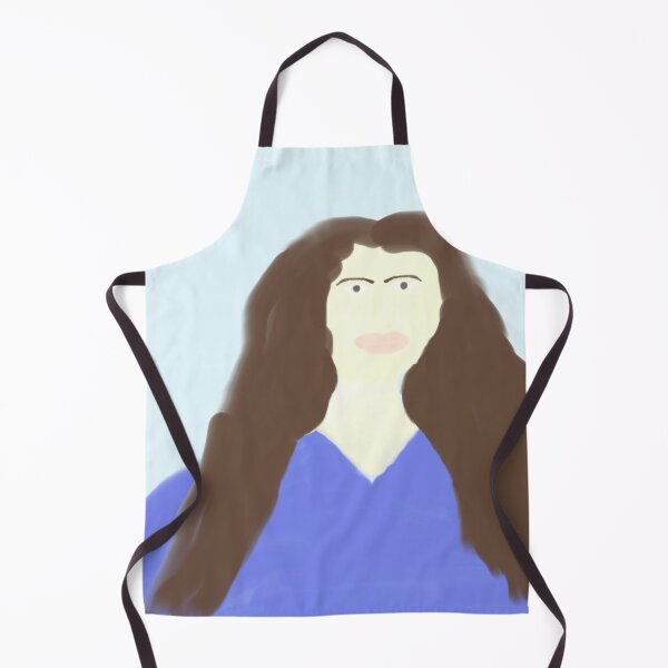 Item preview, Portrait of Woman With Long Hair and Blue Dress designed and sold by Beautiful art store.