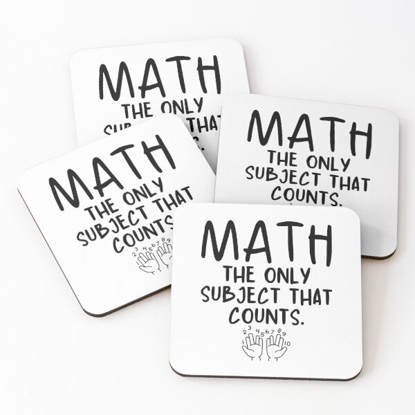Item preview, Funny Math Counting Education Math The Only Subject That Counts Math Student Teacher designed and sold by MouDantArts.
