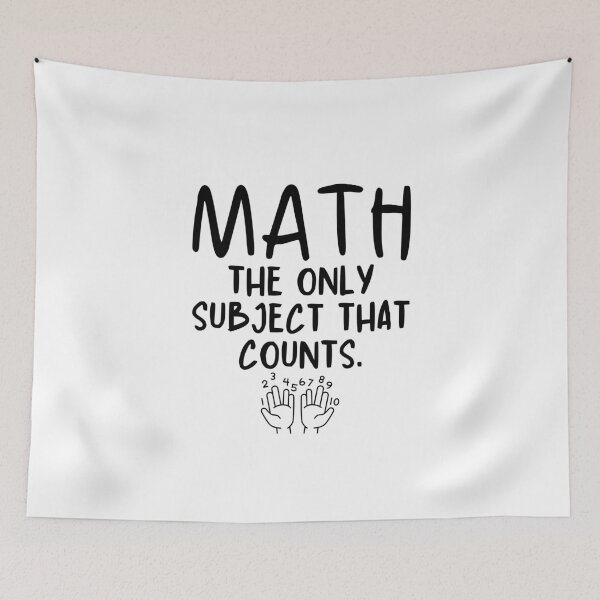 Item preview, Funny Math Counting Education Math The Only Subject That Counts Math Student Teacher designed and sold by MouDantArts.