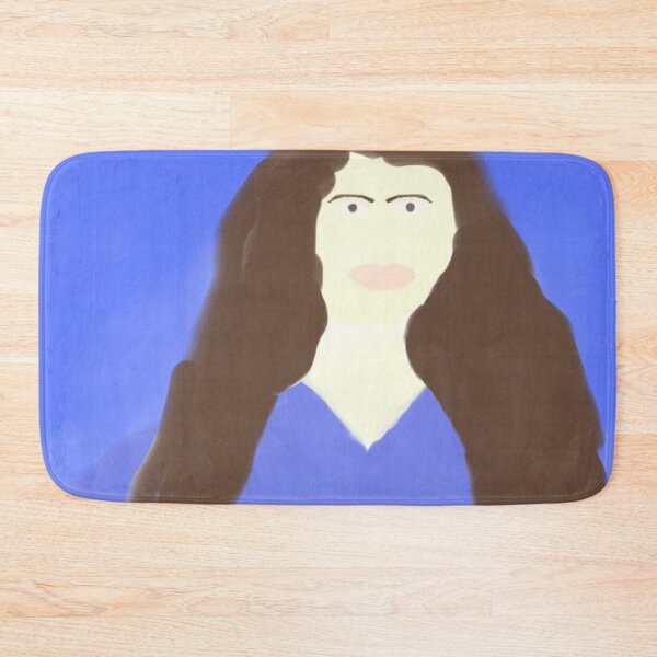 Item preview, Portrait of Woman With Long Hair and Blue Dress designed and sold by Beautiful art store.