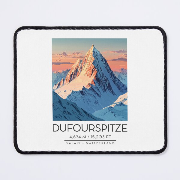 Item preview, A Vintage Illustration of Dufourspitze - Switzerland designed and sold by GoodOldVintage.