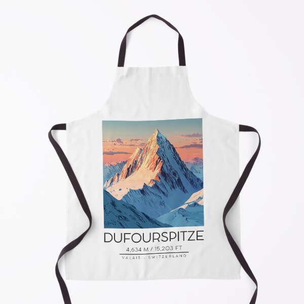 Item preview, A Vintage Illustration of Dufourspitze - Switzerland designed and sold by GoodOldVintage.