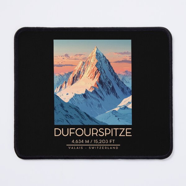 Item preview, A Vintage Illustration of Dufourspitze - Switzerland designed and sold by GoodOldVintage.