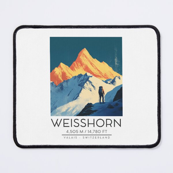 Item preview, A Vintage Illustration of Weisshorn - Switzerland designed and sold by GoodOldVintage.