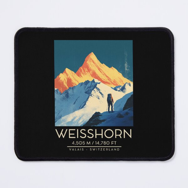 Item preview, A Vintage Illustration of Weisshorn - Switzerland designed and sold by GoodOldVintage.