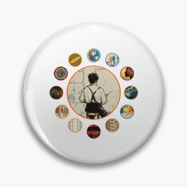 Item preview, Artist with Many Interests A Vibrant World of Creativity designed and sold by artfulnotebook.
