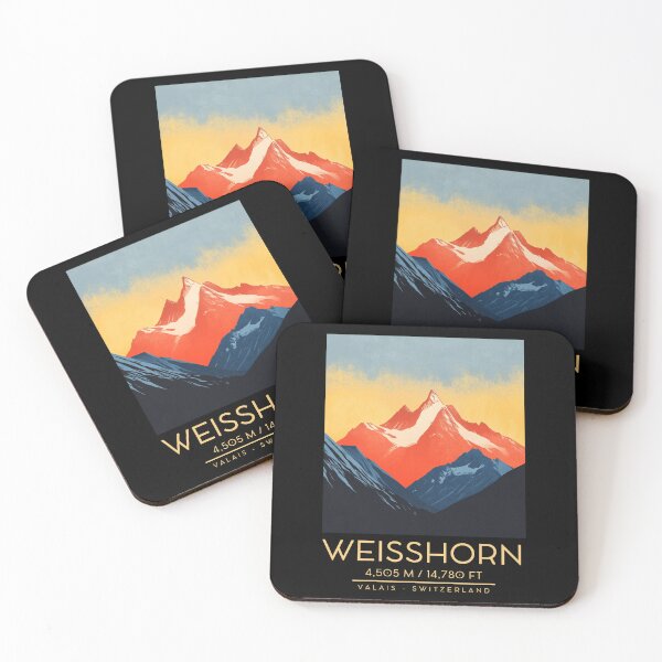 Item preview, A Vintage Illustration of Weisshorn - Switzerland designed and sold by GoodOldVintage.