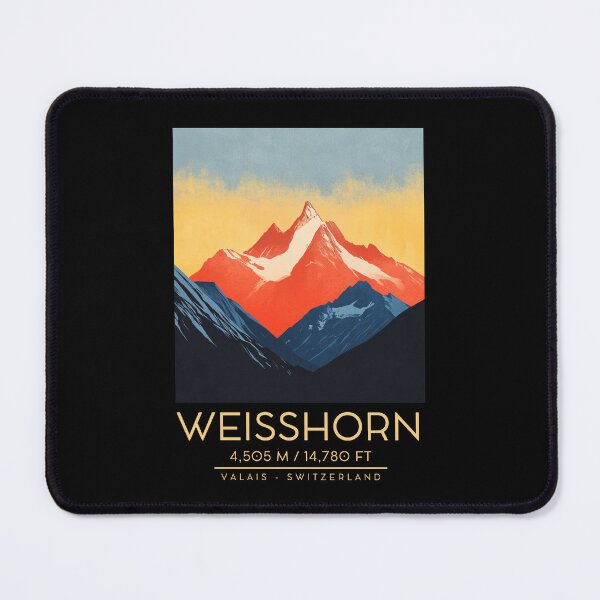 Item preview, A Vintage Illustration of Weisshorn - Switzerland designed and sold by GoodOldVintage.