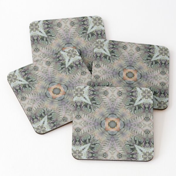 Item preview, Pale green and forest green fern kaleidoscope designed and sold by jbb1955.