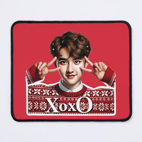 Item preview, D.O. Holiday Sticker | XOXO Festive Collectible for EXO-Ls designed and sold by DEEPDesignsART.