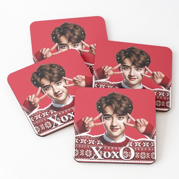 Item preview, D.O. Holiday Sticker | XOXO Festive Collectible for EXO-Ls designed and sold by DEEPDesignsART.